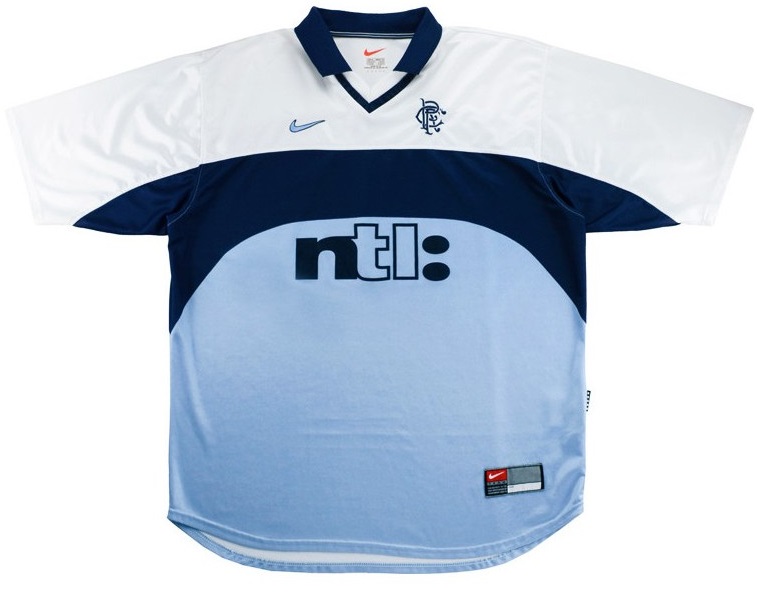 Camisa II Rangers FC 1999 2000 Nike retro